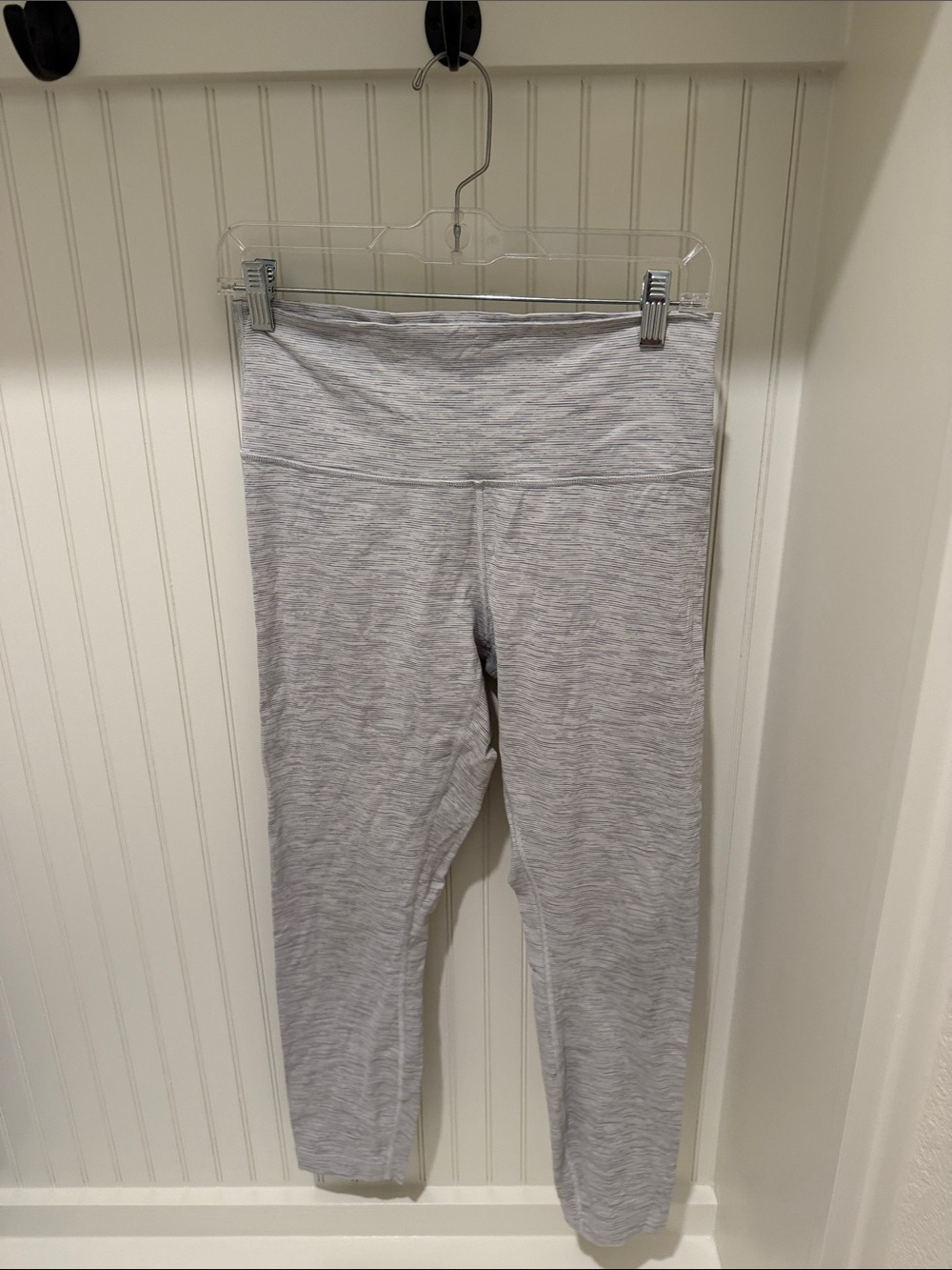 lululemon athletica Light Gray Heathered High-Rise Leggings